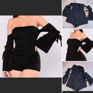 Cold Shoulder Romper